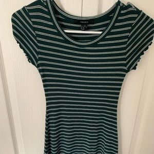 Green striped dress from forever 21
